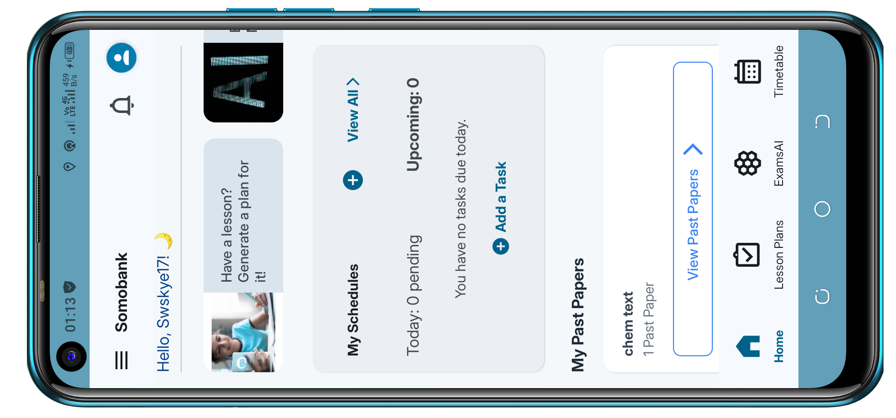 Somobank App UI Screenshot